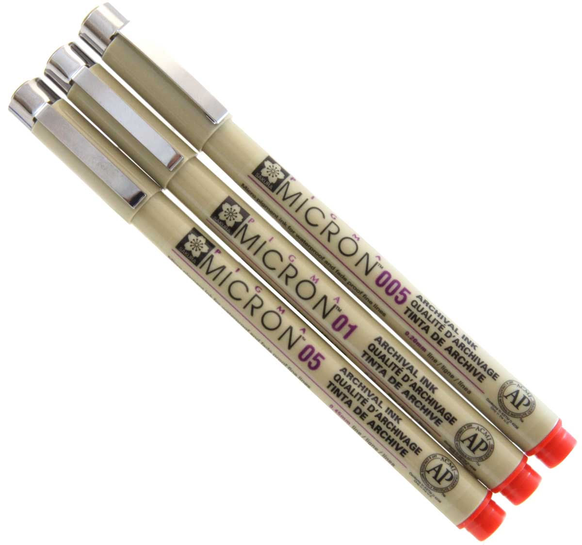 Caneta Nankin Pigma Micron Vermelho Descartável Ref.XSDK01 Sakura Avulso