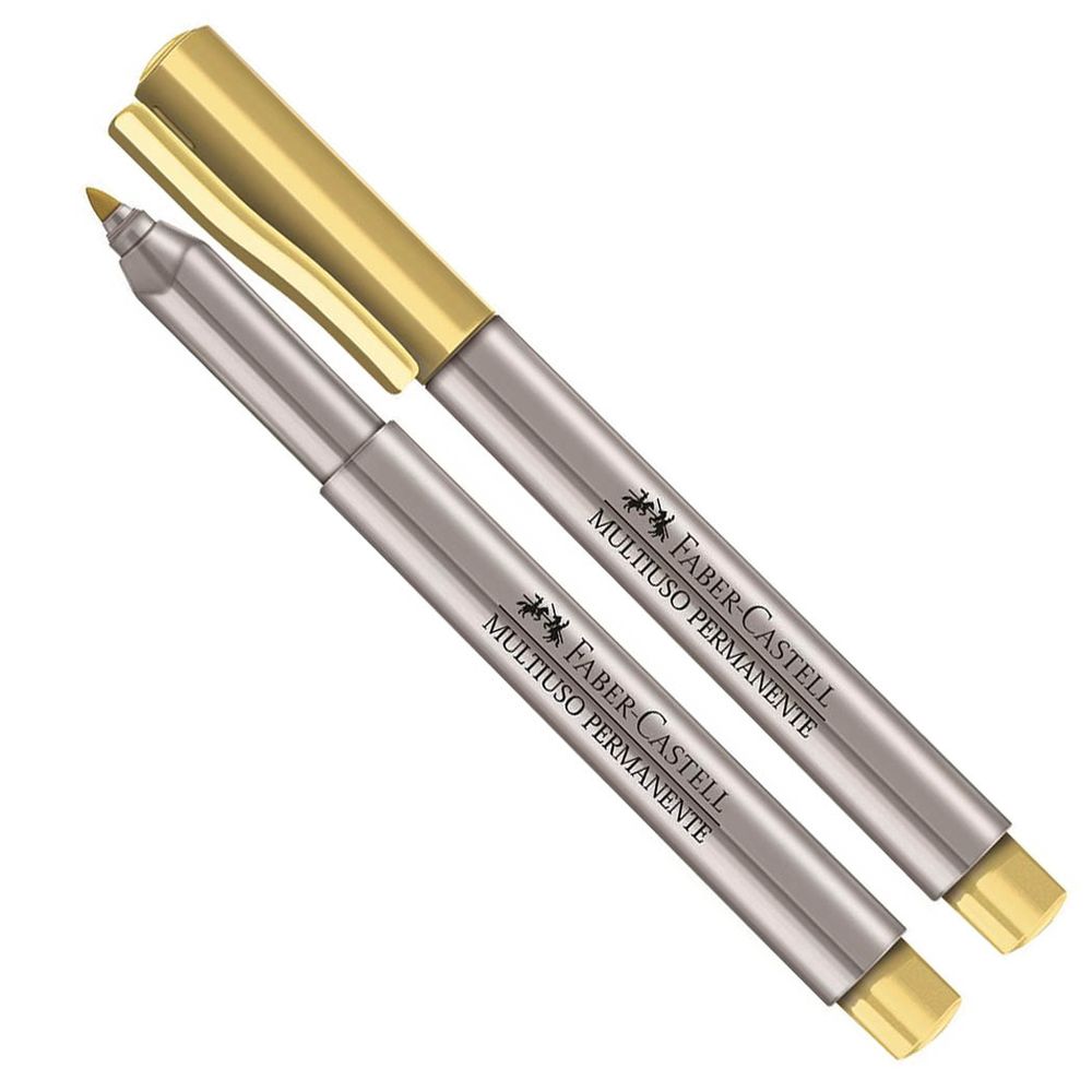 Caneta Marcador Dourado Ref.Multi Faber-Castell - GrafittiArtes Mobile