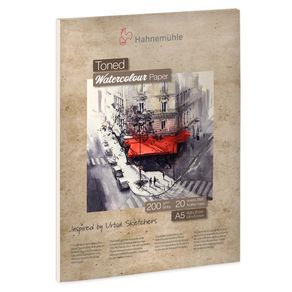 4011367113902_Hahnemuehle_TonedWatercolourPad_A5_Beige 4011367113902_Hahnemuehle_TonedWatercolourPad_A5_Beige