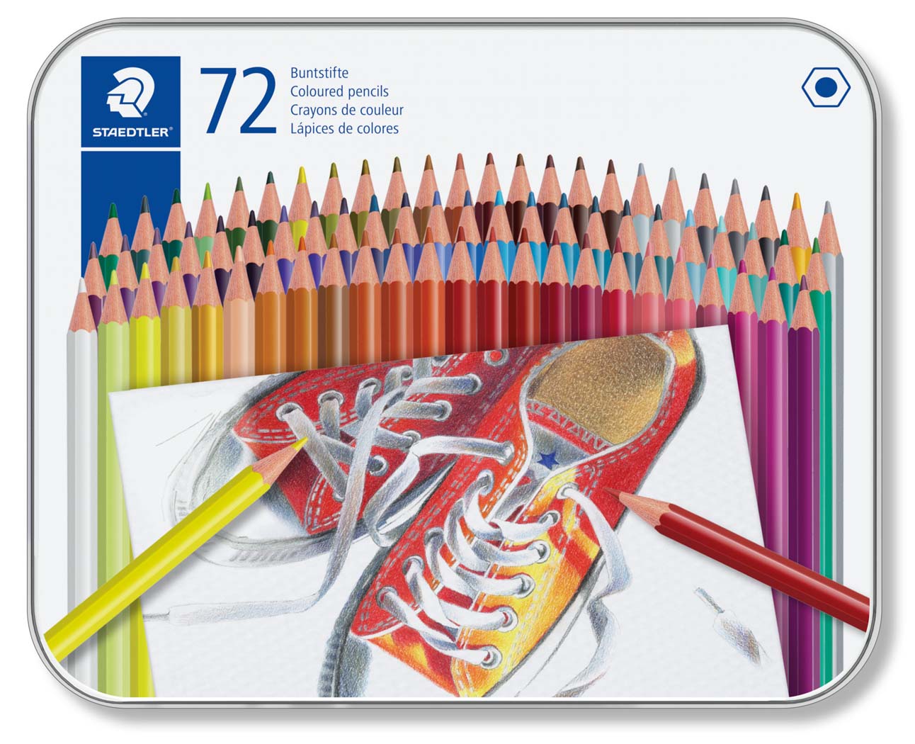 Lapis de Cor Faber Castell Lata 24 Cores - 121024LT