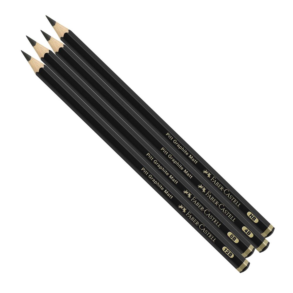 Lápis Grafite Graduado Pitt Graphite Matt Faber-Castell Avulso ...