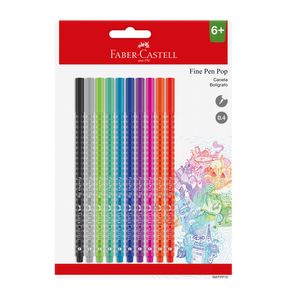 CanetaFinePenPopEstojo10FaberCastell CanetaFinePenPopEstojo10FaberCastell