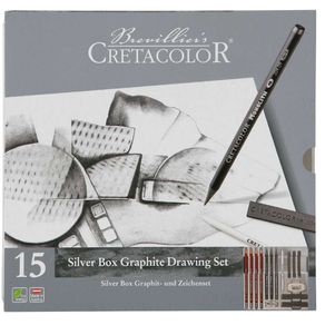 9014400182915_Estojo-Desenho-Cretacolor-Silver-Box-GRaphite-Drawing
