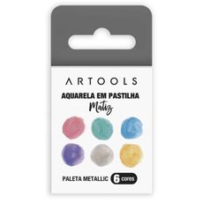 Aquarela-Pastilha-Artools-Matiz-Metallic_fechada