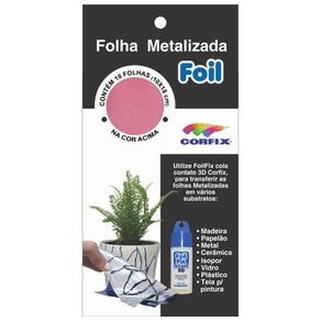 Folha-Metalizada-Foil-Corfix-Rosa