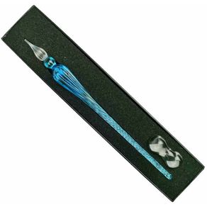 PenaCaligrafiaVidroAzul PenaCaligrafiaVidroAzul