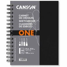 3148950075185_CADERNO-CANSON_ARTBOOKS-SKETCHBOOK-ONE-ESPIRAL-A-4-100G