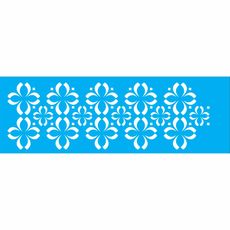 7898525722117_StencilOPA_STENCIL-10X30-0965-FLORES-QUATRO-PONTAS_molde