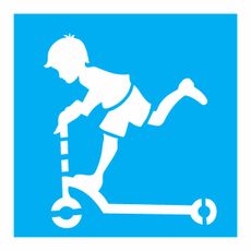 7898938996693_StencilOPA_STENCIL-14X14-1822-MENINO-PATINETE_molde